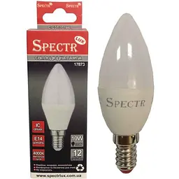 Лампа світлодіодна SPECTR LUX 10W E14 ДС 4000K 900Lm C-C37-10144 (17873)