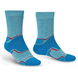 Шкарпетки Bridgedale Hike MW Merino Performance Boot Pattern Blue L (1053-710279.436.L)