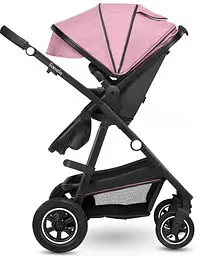 Універсальна коляска 2 в 1 Lionelo Amber 2 Pink Rose, рожева (LO-AMBER PINK ROSE (2in1)) - мініатюра 2
