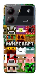 Чохол Demsky Minecraft collage для ZTE Blade A54 4G