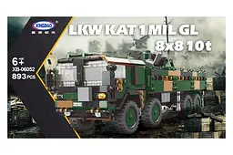 Конструктор "Військова вантажівка" 893дет XB-06052 (Р) р.54 x 8 x 39см
