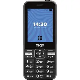 Мобільний телефон Ergo E281 DS Black UA UCRF