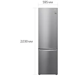 Холодильник з морозильною камерою LG GW-B509SMUM - мініатюра 16