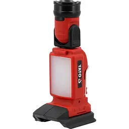 Ліхтар акумуляторний COB і SMD-діод. YATO 18 В 2.5/1.2 Вт 250/100 Lm оберт-90°/180° (YT-829691) - мініатюра 5