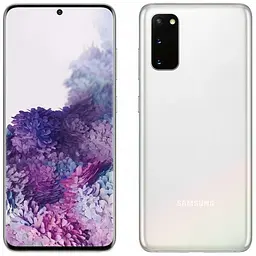 Смартфон Samsung Galaxy S20 5G G981N 12/128Gb (1 sim) Cloud White (Asian Version)