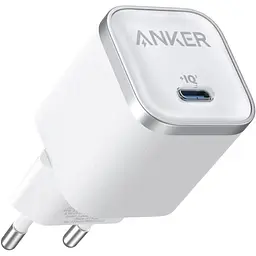 Мережевий зарядний пристрій Anker Nano Charger 45W USB-C White (A2692L21)
