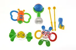 Набір дитячих брязкальце YG Toys для розвитку дрібної моторики немовлят зі звуковим ефектом (A883) - мініатюра 2