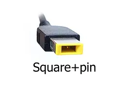 Зарядний пристрій для Lenovo 20V 3.25A 65W (USB+pin) Прямокутний жовтий (ADLX65NLC3A) - мініатюра 2