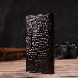 Чоловічий шкіряний гаманець Canpellini 9х18,7х1 см acs0025598 - мініатюра 7