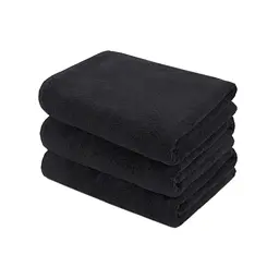 Рушник Lotus Home - Hotel Basic чорний 30x30 (16/1) 500 г/м²