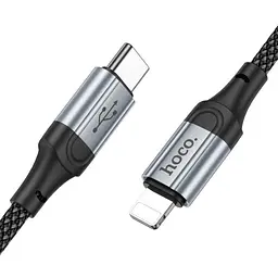 PD Кабель HOCO X102 Fresh PD Charging Data Cable iP 27W/1m. чорний