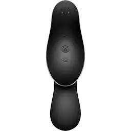 Вакуумний стимулятор з вібрацією Satisfyer Curvy Trinity 2 Black - мініатюра 5
