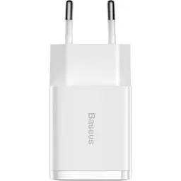 Зарядний пристрій Baseus Compact Charger 2U 10.5W EU white (CCXJ010202) - мініатюра 3