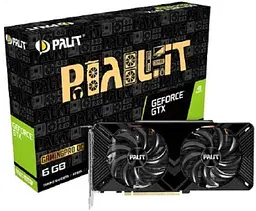 Відеокарта Palit GTX 1660 6Gb Super GamingPro OC (NE6166SS18J9-1160A) (GDDR6, 192 bit, PCI-E 3.0 x16) Б/в - мініатюра 9