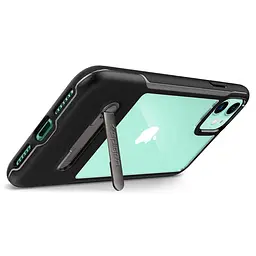 Чохол прозорий протиударний із підставкою Spigen Slim Armor Essential S Ultra Hybrid 076CS27085 для iPhone 11 (6.1") Black - мініатюра 5