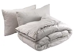 Набір Руно ковдра 200х220 + 2 подушки 50х70 "Soft Pearl" 925.55_Soft Pearl - мініатюра 1