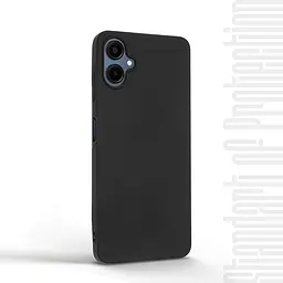 Чехол-накладка для смартфона Samsung Galaxy A06 (A065) противоударный, силиконовый, термополиуретановый (ТПУ), с защитой камеры и корпуса, черный, защита всего корпуса, ArmorStandart (ARM80138) - мініатюра 2