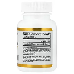 Наттокіназа (Nattokinase) Nattokinase 2,000 FUs 30 рослинних капсул California Gold Nutrition vit0005310 - мініатюра 2