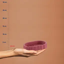 Мильниця Kela Merida 15х9х2.5 см малиново-червона (23768) - мініатюра 5