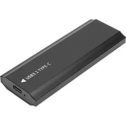 Зовнішня кишеня PowerPlant NVMe/SATA M.2 SSD to USB 3.1 Black (HC380459) [105222]
