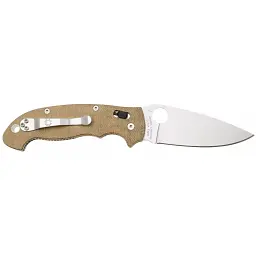 Ніж Spyderco Manix 2 XL Canvas Micarta Brown - мініатюра 2