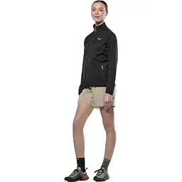 Кофта жіноча Salewa Puez Cammino PL Jacket Women S Чорний - мініатюра 2