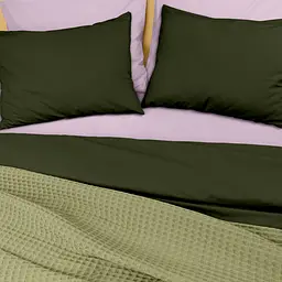 Плед-покривало Cosas Greek Waffle Sage вафельне 75х95 см (Blanket_76Sage_GreekWaffle_75x95) - мініатюра 2