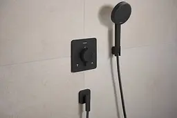 Термостат для душу Hansgrohe Ecostat Comfort Q прихованого монтажу 2 function matt black 33713670 - мініатюра 2