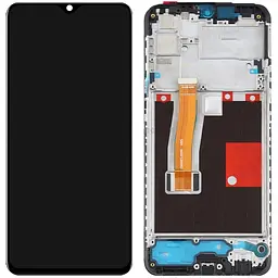 Дисплей Realme 5 Pro/Realme Q чорний, з рамкою, p/n: DI0603JH05