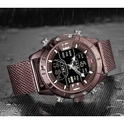 Чоловічий наручний годинник Naviforce Tesla Brown NF9153 - мініатюра 5