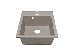 Кухонна мийка Adamant BRICK terra 460x515x200 мм, без крила 46 см - мініатюра 2