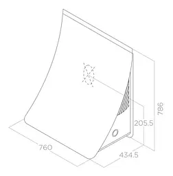 Витяжка Elica NUAGE DRYWALL/F/75 - мініатюра 6