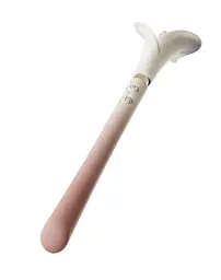 Розкішний вібромасажер Zalo - Calla Blossom Pink, двосторонній, 2 мотори - мініатюра 3