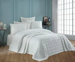 Покривало з наволочками Ekose Cream 240 x 260 см Gardines pbe0051066 - мініатюра 1