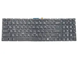 Клавіатура для MSI GT62, GT72, GE62, GE72, GS60, GS70. GL62, GL72, GP62, GP72, CX62 (UA чорна з підсвічуванням). Оригінал. - мініатюра 3