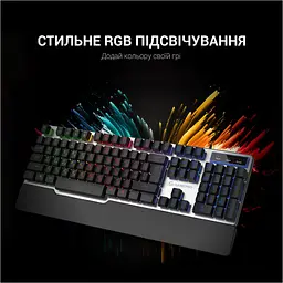 Клавіатура GamePro GK599 Stinger USB Grey (GK599) [111021] - мініатюра 7