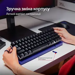 Клавіатура HyperX Origins 2 65 HX Red USB Black (B4QS3AA) - мініатюра 2
