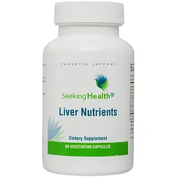 Поживні речовини Seeking Health Liver Nutrients для печінки 60 вегетаріанських капсул - мініатюра 2