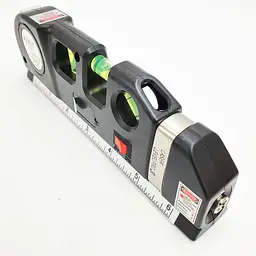 Рівень лазерний 4 в 1 рідинний 3х рівень рулетка лінійка Fixit Laser Level PRO 3 - мініатюра 2