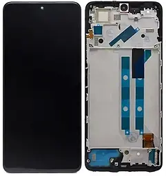 Дисплей для Xiaomi Redmi 12 4G, чорний, без рамки, .