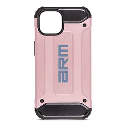 Чехол для Apple iPhone 15, Panzer, розовый, противоударный, бронированный, милитари, панель-накладка, защита всего корпуса, защита дисплея и камеры, термополиуретан (TPU) + поликарбонат (PC), ArmorStandart (ARM73712)