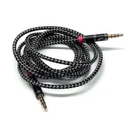Аудіо кабель 3,5mm/3,5mm AUX 4you Suris 1.5m чорний (о)