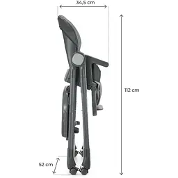 Стільчик для годування Kinderkraft Tulo Grey (KHTULO00GRY0000) - мініатюра 5