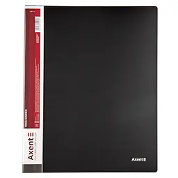 Папка на 4-х кільцях Axent А4 35 мм чорна (1208-01-A) - мініатюра 2