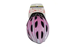 Шолом велосипедний "GOOD BIKE" L 58-60 см рожево/білий (88855/1-IS) - мініатюра 2