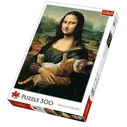 Пазл Trefl Мона Ліза з котом Роб Дей 500 ел. (37294)
