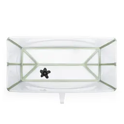 Ванночка Stokke Flexi Bath XL складана прозора зелена (535904) - мініатюра 2