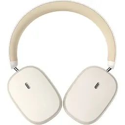 Навушники Baseus Bluetooth Bowie H1 Noise - Cancelling Wireless Headphones Rice бежеві - мініатюра 3