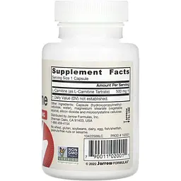 L-карнітин Jarrow Formulas L-Carnitine 500 мг 50 капсул - мініатюра 2