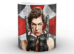 Кружка GeekLand Resident Evil Обитель зла Еліс на тлі лого RE.02.015 - мініатюра 2